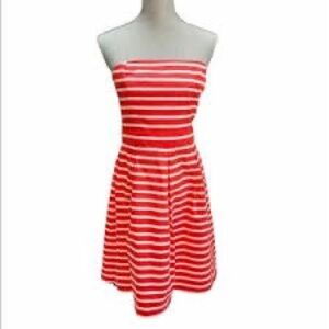 Gap Strapless Striped Dress
